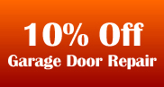 10% off garage door repair